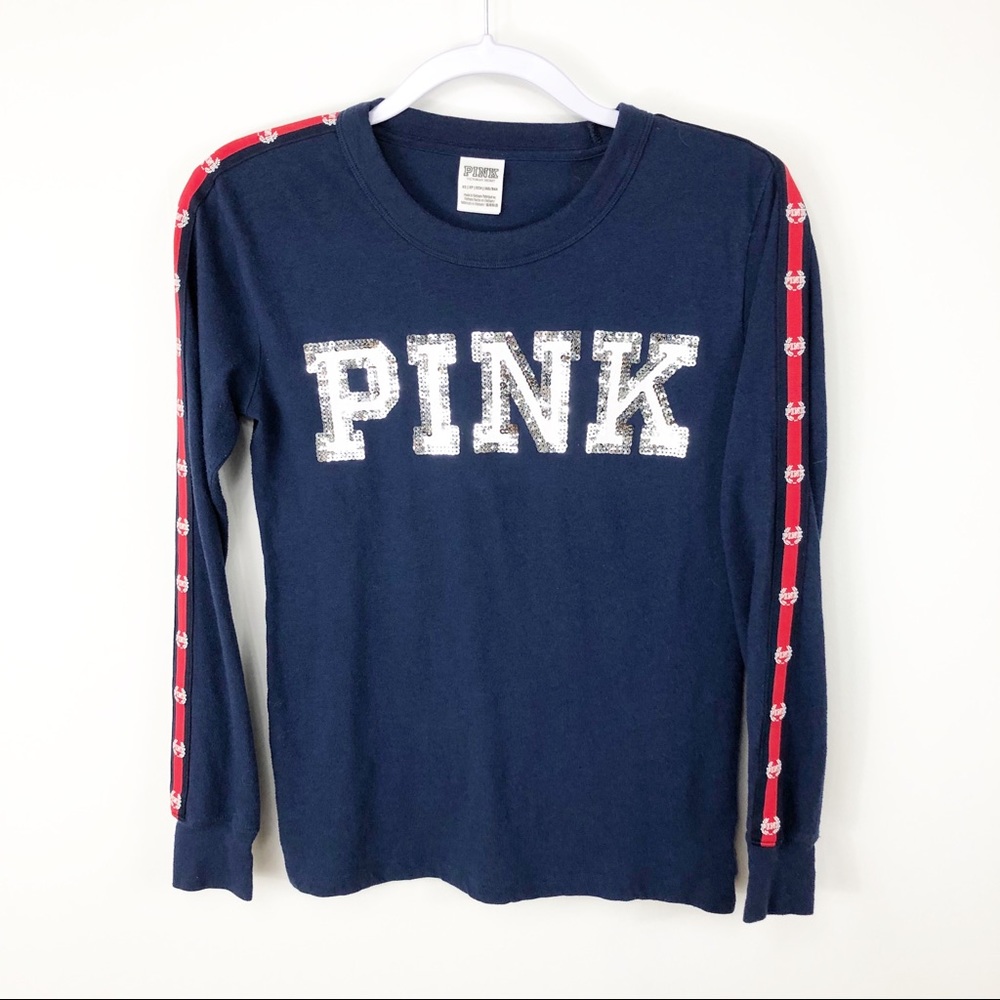 Victoria’s Secret Pink sequined‎ long sleeve top